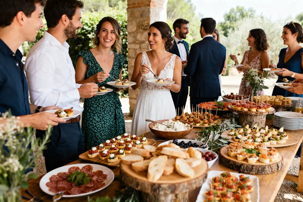 Idée repas mariage amis : 5 menus conviviaux et originaux