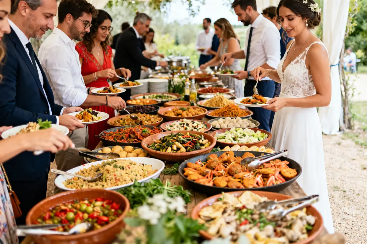 Idée repas mariage original : 7 menus gourmands et inoubliables